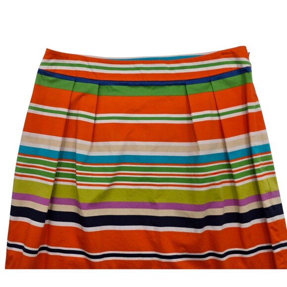 Women's - Kate Spade Multicolor Striped Skirt, Size 6 - Picture 2 of 7